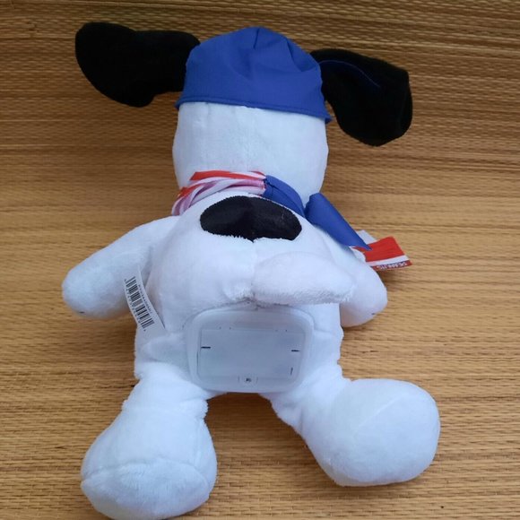 Peanuts- Snoopy- I Love America Animated Plush, DanDee- NEW w/Tags - Picture 9 of 12